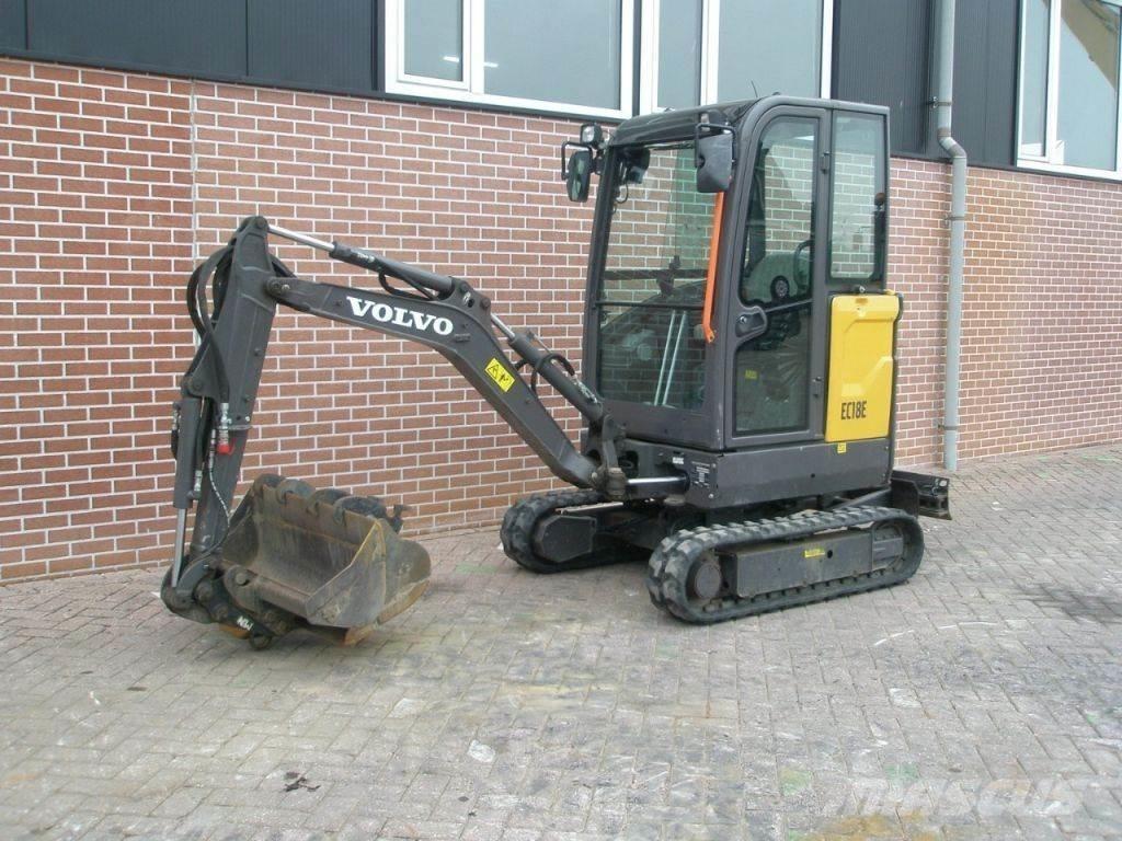Volvo ECR18E Міні-екскаватори < 7т