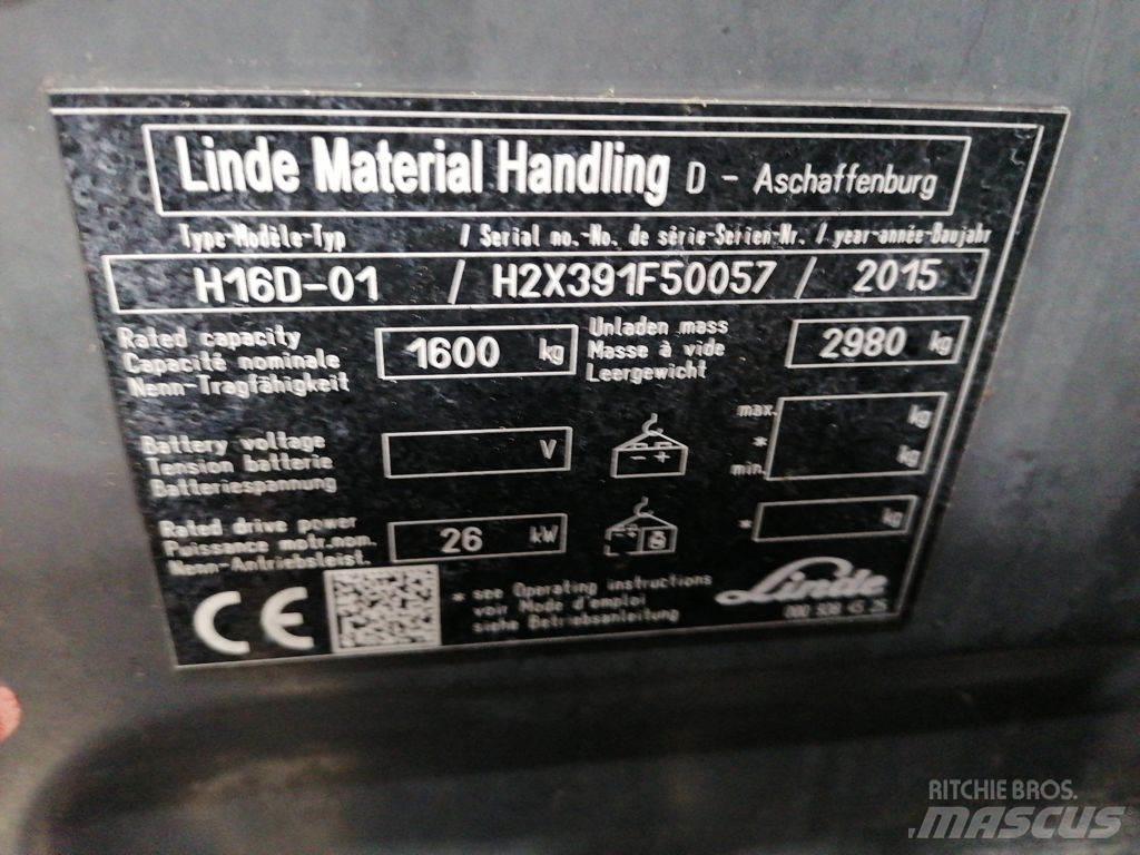 Linde H16D-01 Дизельні навантажувачі