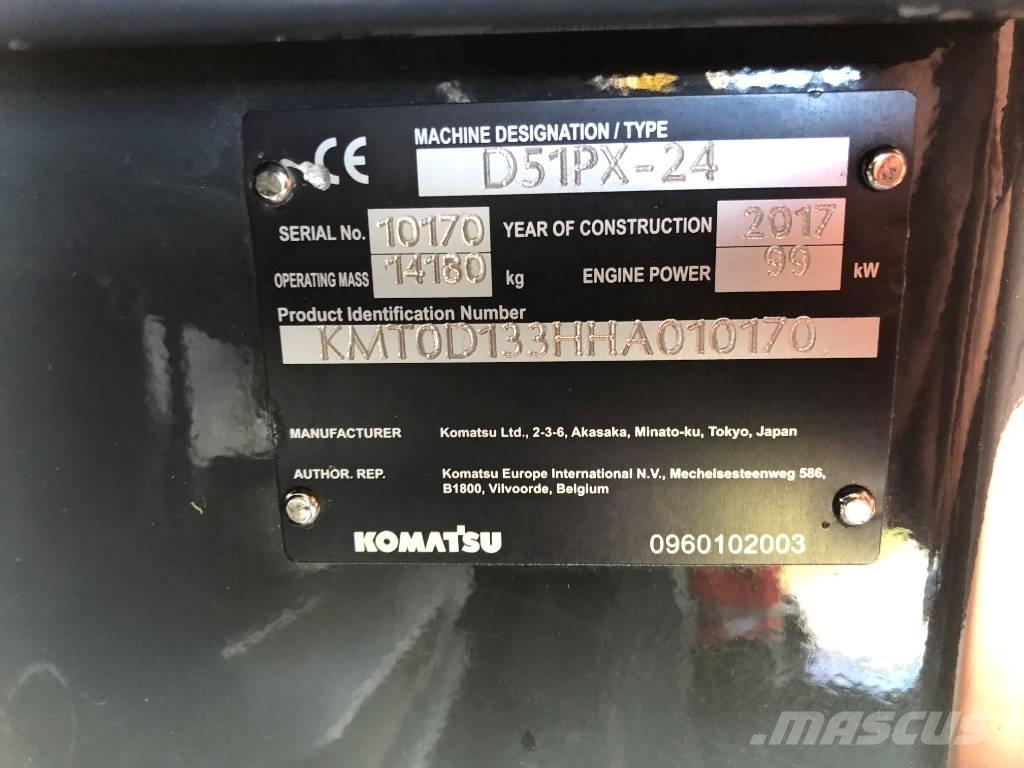 Komatsu D51PX-24 Гусеничні бульдозери