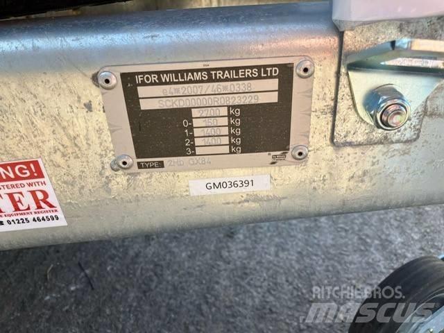 Ifor Williams GX 84 Низькорамні причепи