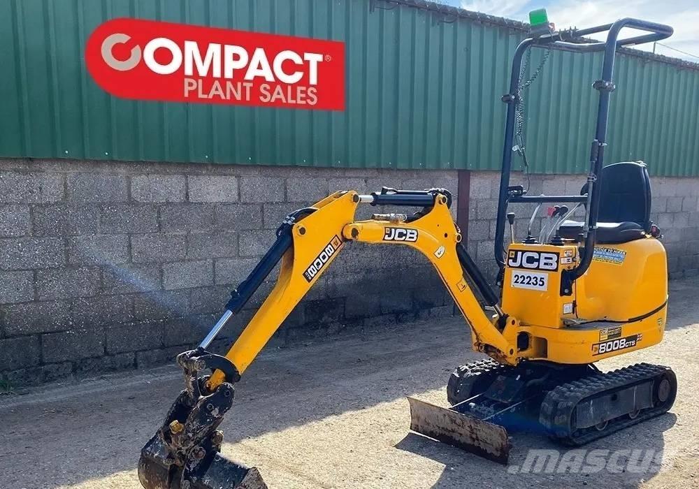 JCB 8008 Міні-екскаватори < 7т