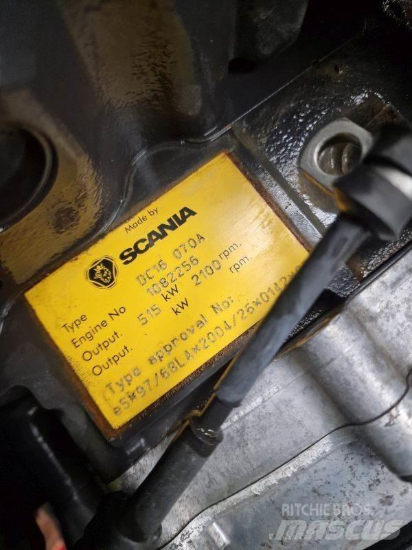 Scania DC16 070A Двигуни