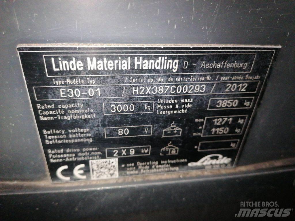 Linde E30-01 Електронавантажувачі