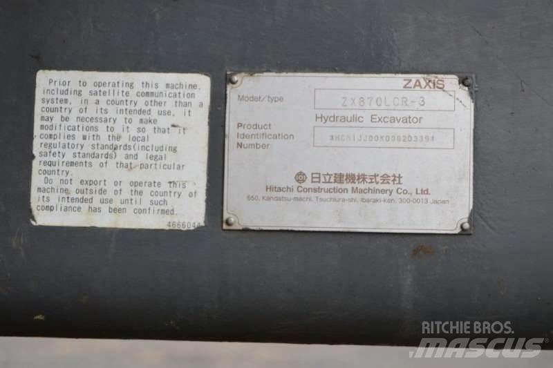 Hitachi ZX870 Міні-екскаватори < 7т