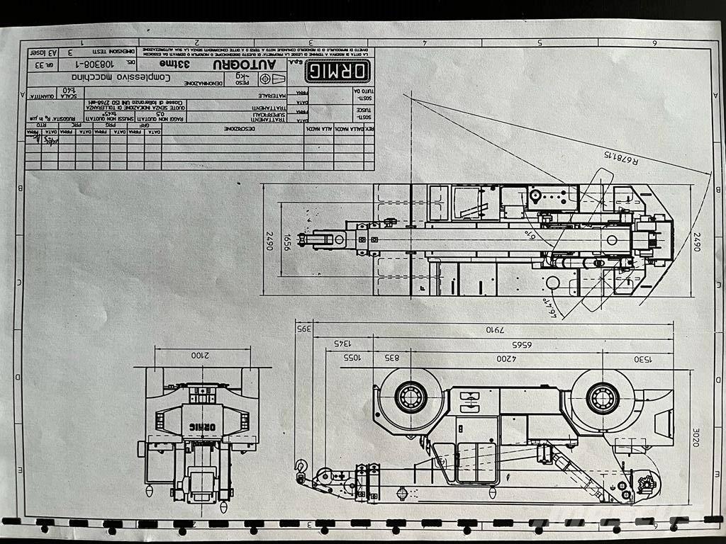Ormig 33 TMBP Інші крани