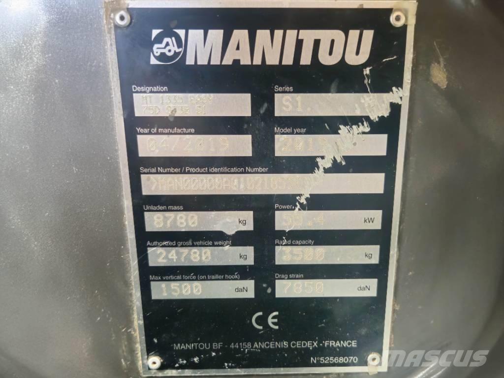 Manitou MT 1335 Телескопічні навантажувачі