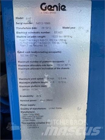 Genie S 45 Телескопічні підйомники