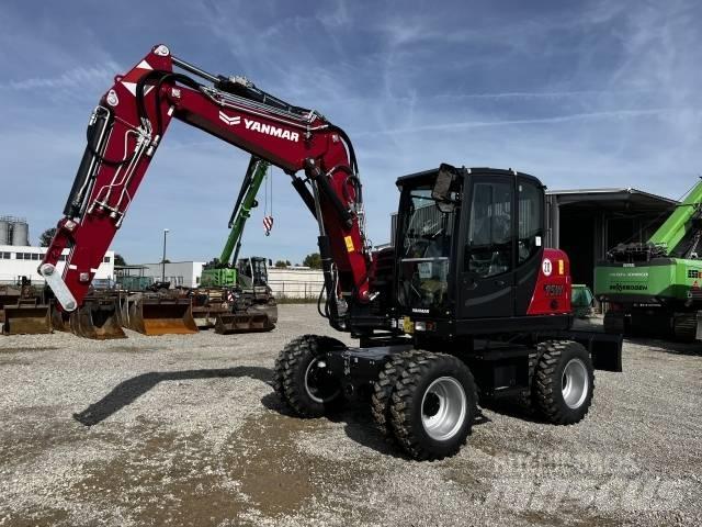 Yanmar B 95W Колісні екскаватори