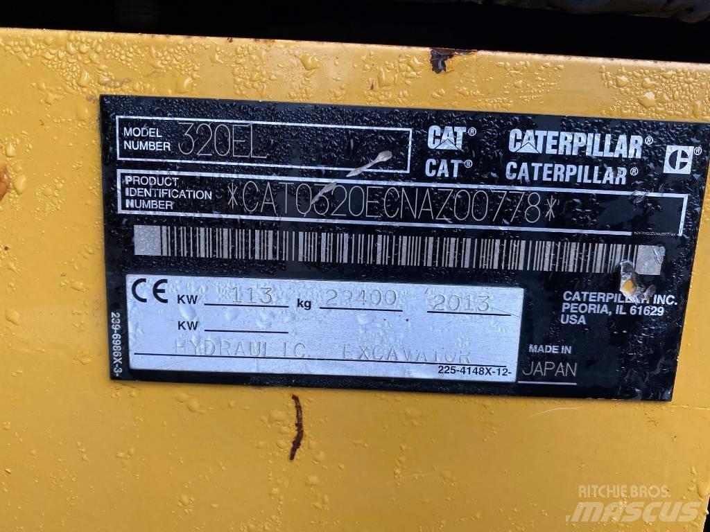 CAT 320 EL Гусеничні екскаватори
