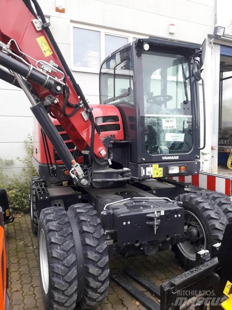 Yanmar B75W Колісні екскаватори