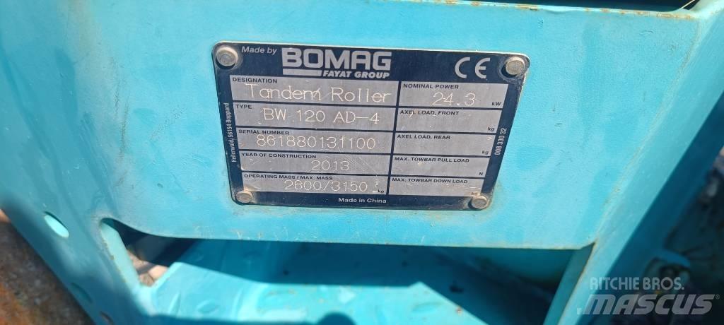 Bomag BW 120 AD-4 Котки тротуарні