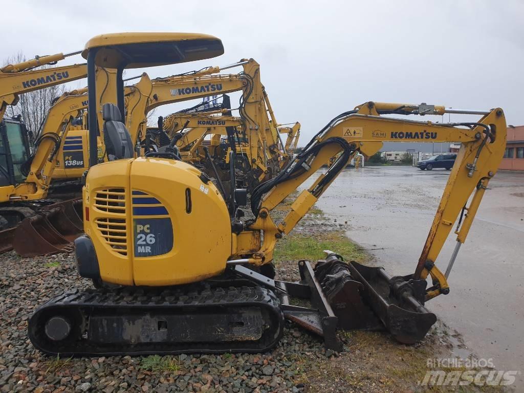 Komatsu PC26MR-3 Міні-екскаватори < 7т