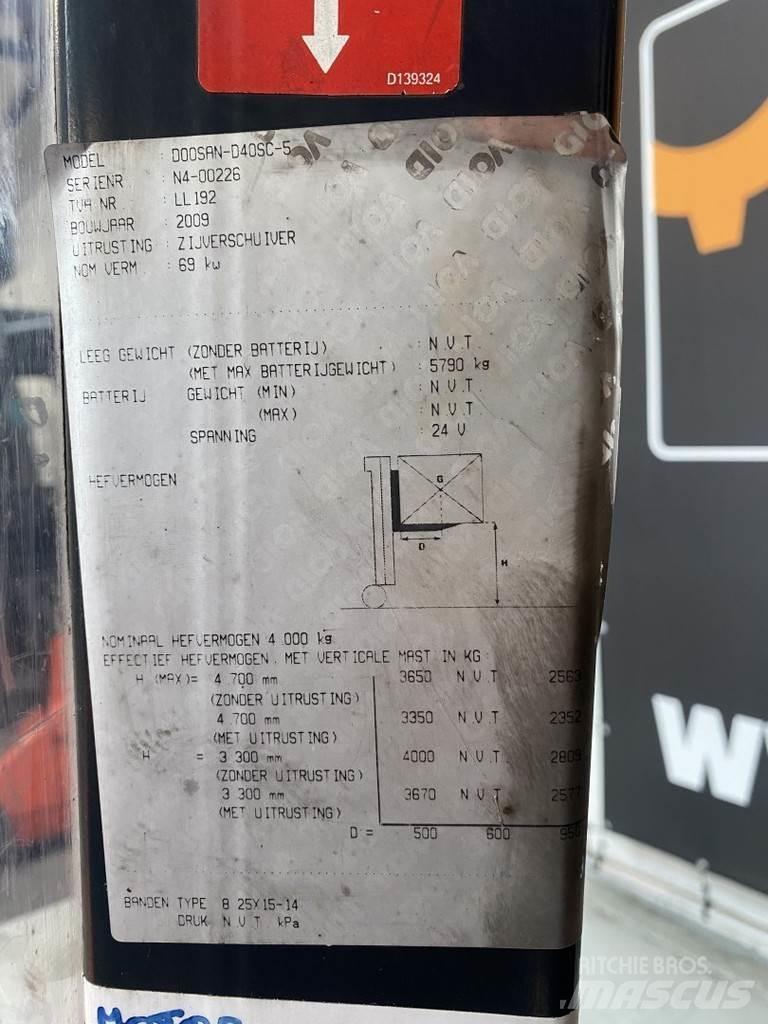 Doosan D40SC-5 Дизельні навантажувачі