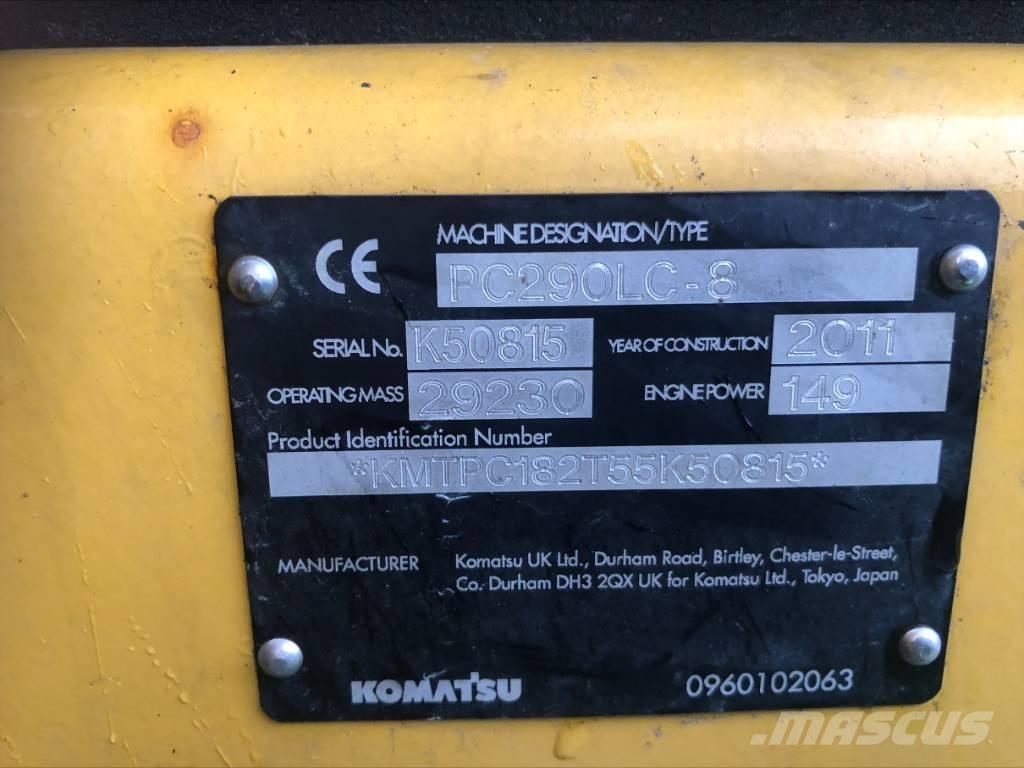 Komatsu PC 290 LC-8 Гусеничні екскаватори