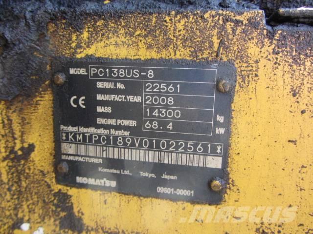 Komatsu PC 138-8 US Гусеничні екскаватори