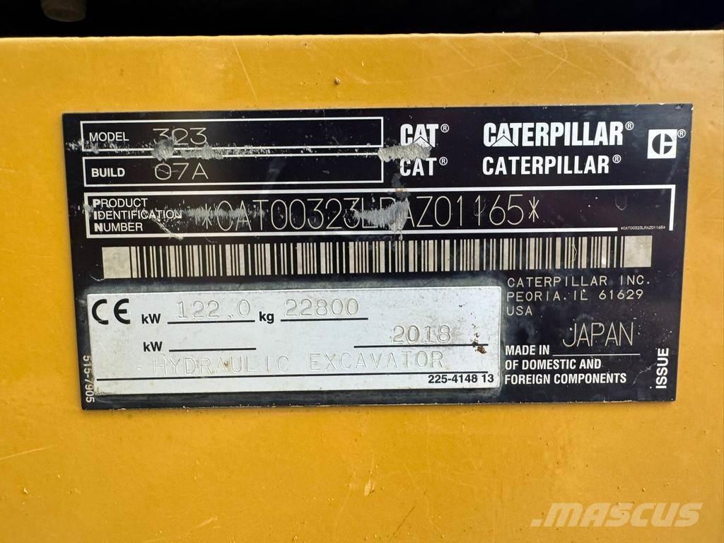 CAT 323 07A Гусеничні екскаватори