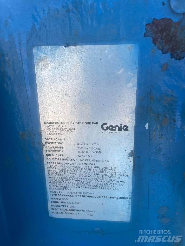 Genie TZ-34/20 Вишки-причепи