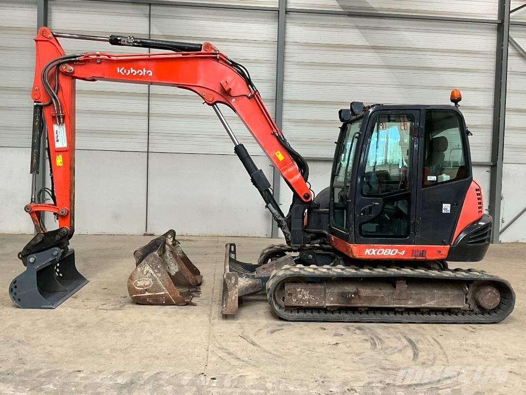 Kubota KX 080-4 Середні екскаватори 7т. - 12т.