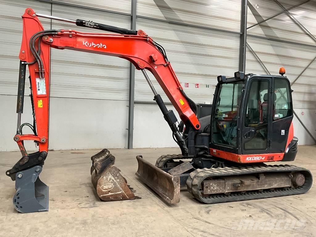 Kubota KX 080-4 Середні екскаватори 7т. - 12т.