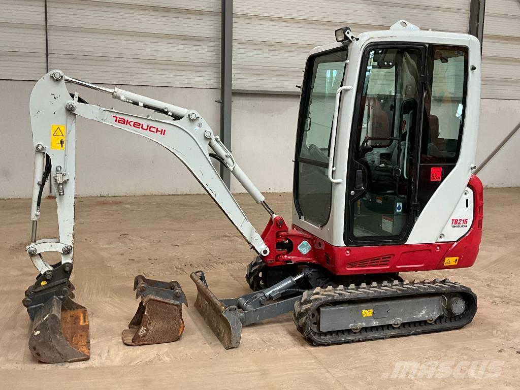 Takeuchi TB 216 Міні-екскаватори < 7т