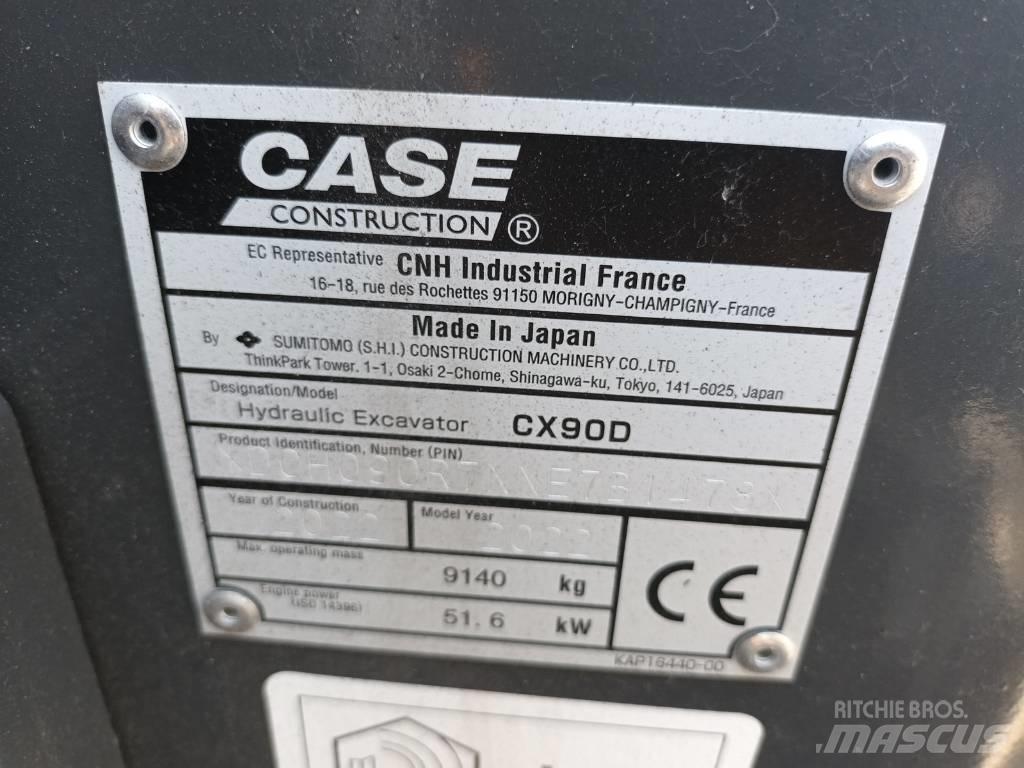 CASE CX 90 D Середні екскаватори 7т. - 12т.