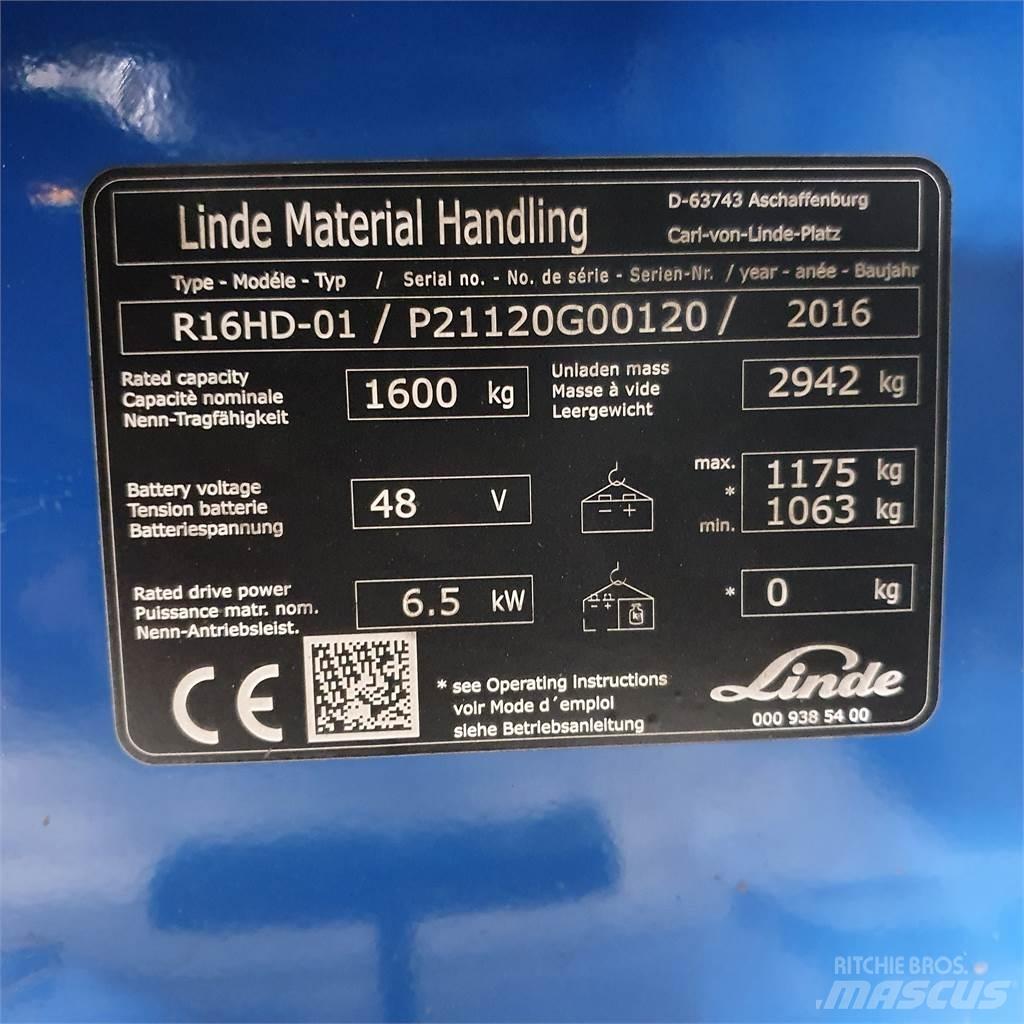 Linde R16HD Річ-трак із високим підйомом