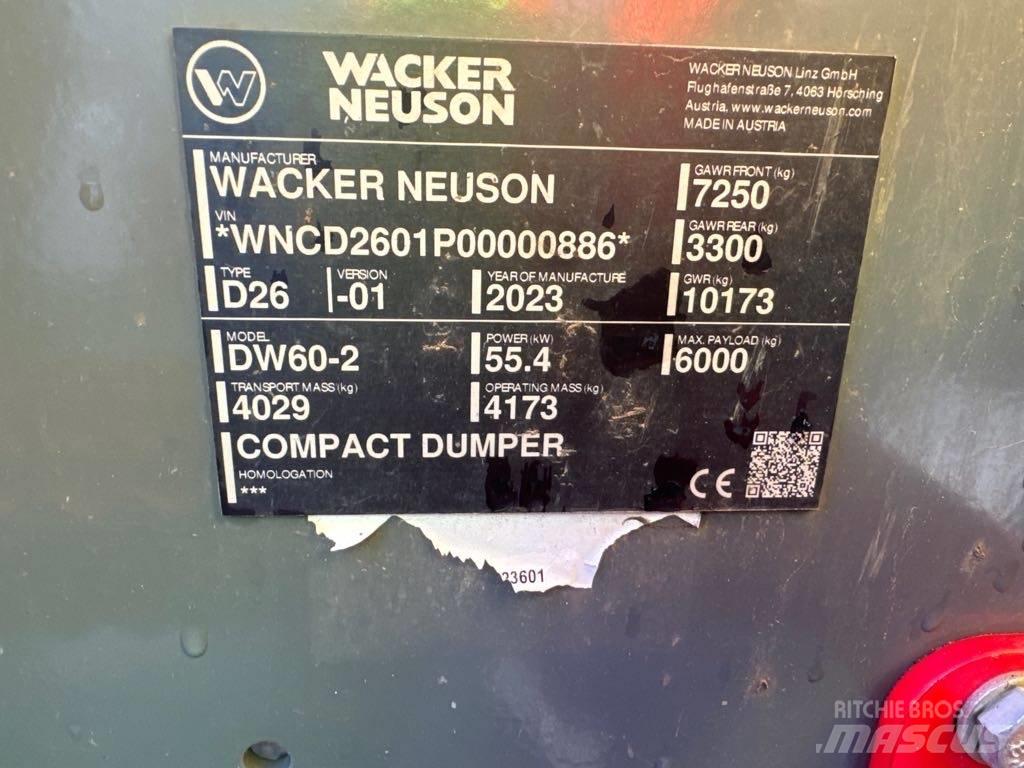 Wacker Neuson DW60-2 Міні самоскиди