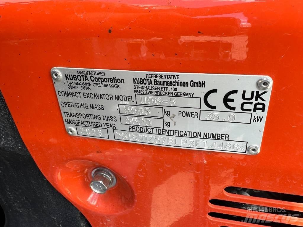 Kubota U 56-5 Міні-екскаватори < 7т