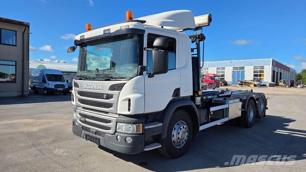 Scania P410 6X2 Вантажівки з гаковим підйомом