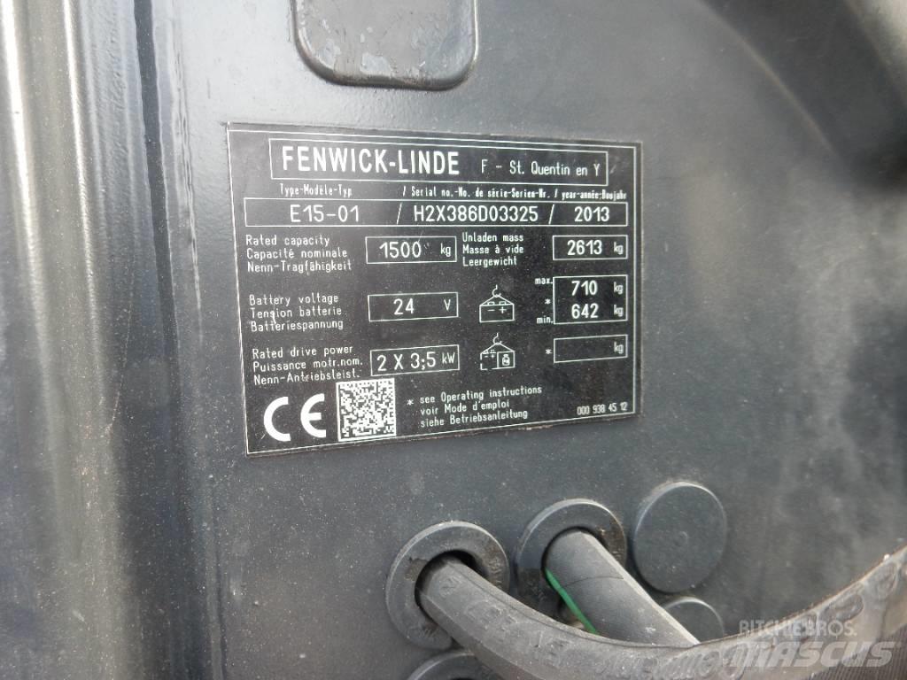 Linde E 15 Електронавантажувачі