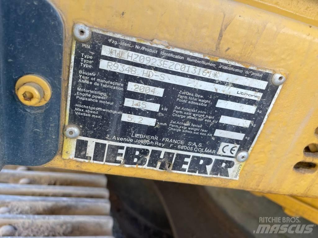 Liebherr R 934 B Гусеничні екскаватори