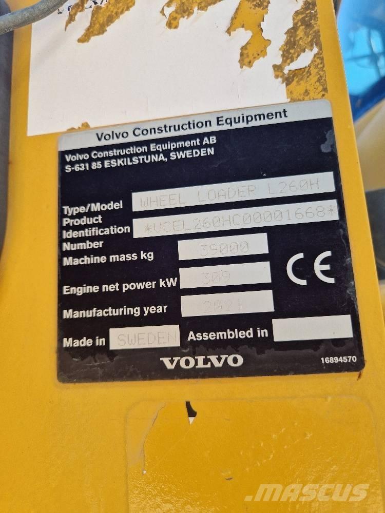 Volvo L 260 H Фронтальні навантажувачі