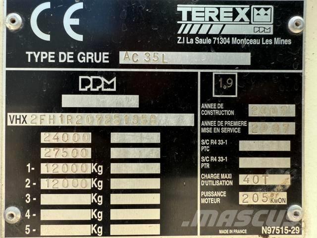 Terex AC 35 L автокрани