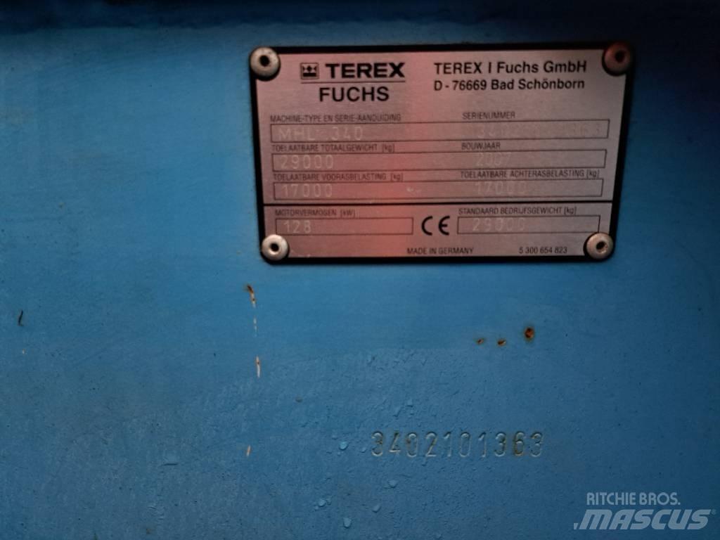 Fuchs MHL340D Перевантажувачі металобрухту/промислові навантажувачі