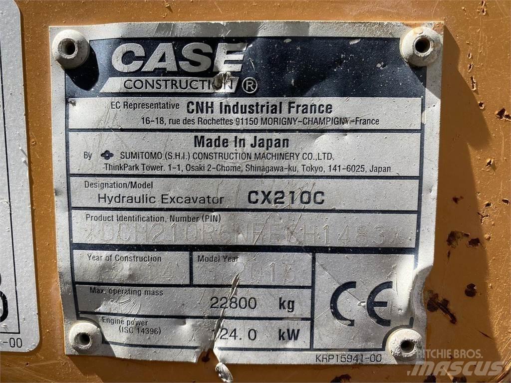 CASE CX210 Гусеничні екскаватори