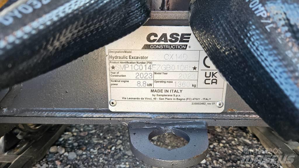CASE CX14D Міні-екскаватори < 7т