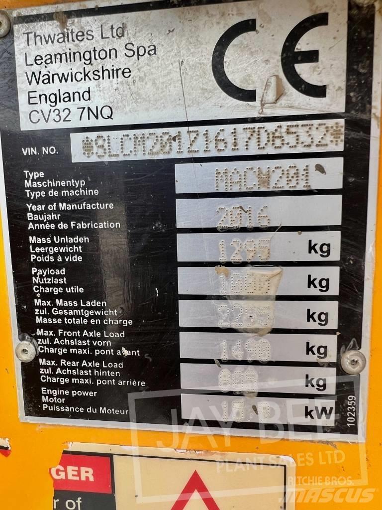 Thwaites 1 ton Міні самоскиди