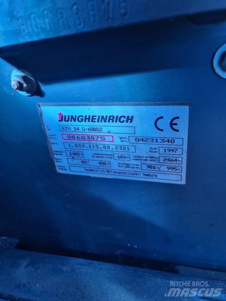 Jungheinrich ETV 14 Річ-трак із високим підйомом