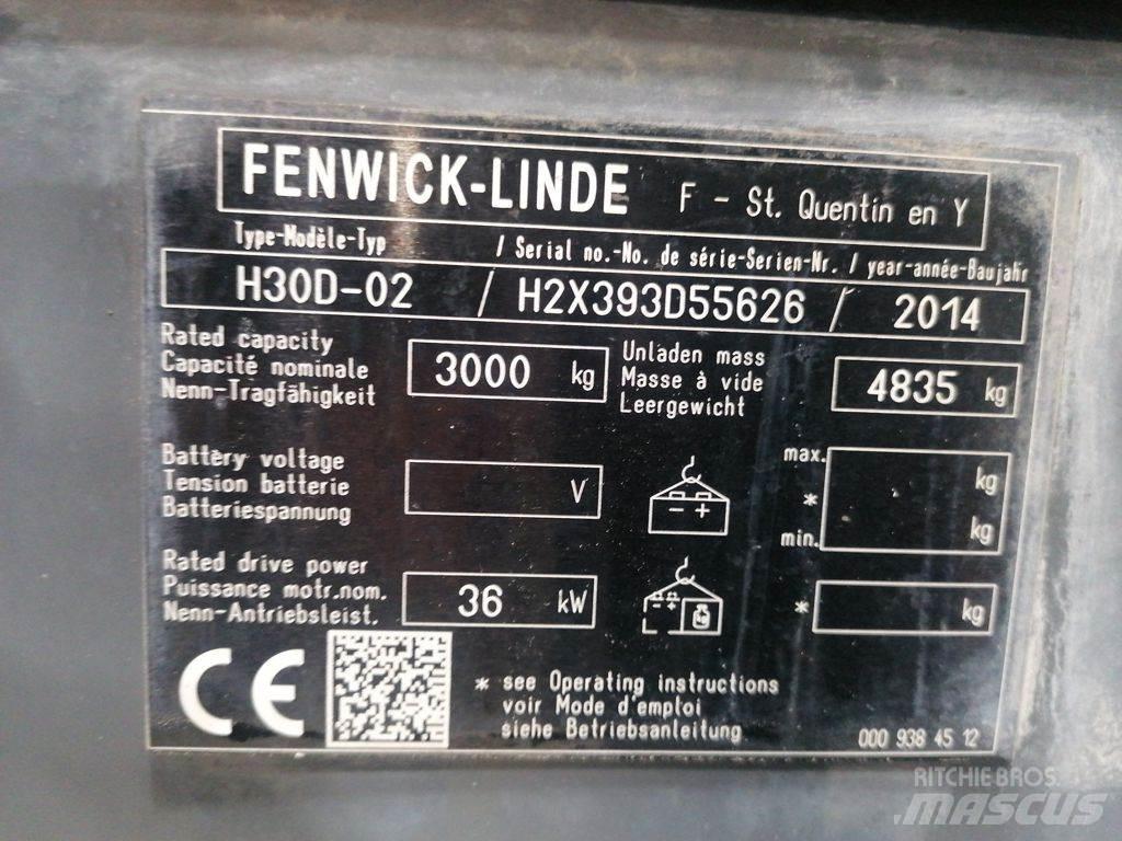Linde H30D-02 Дизельні навантажувачі