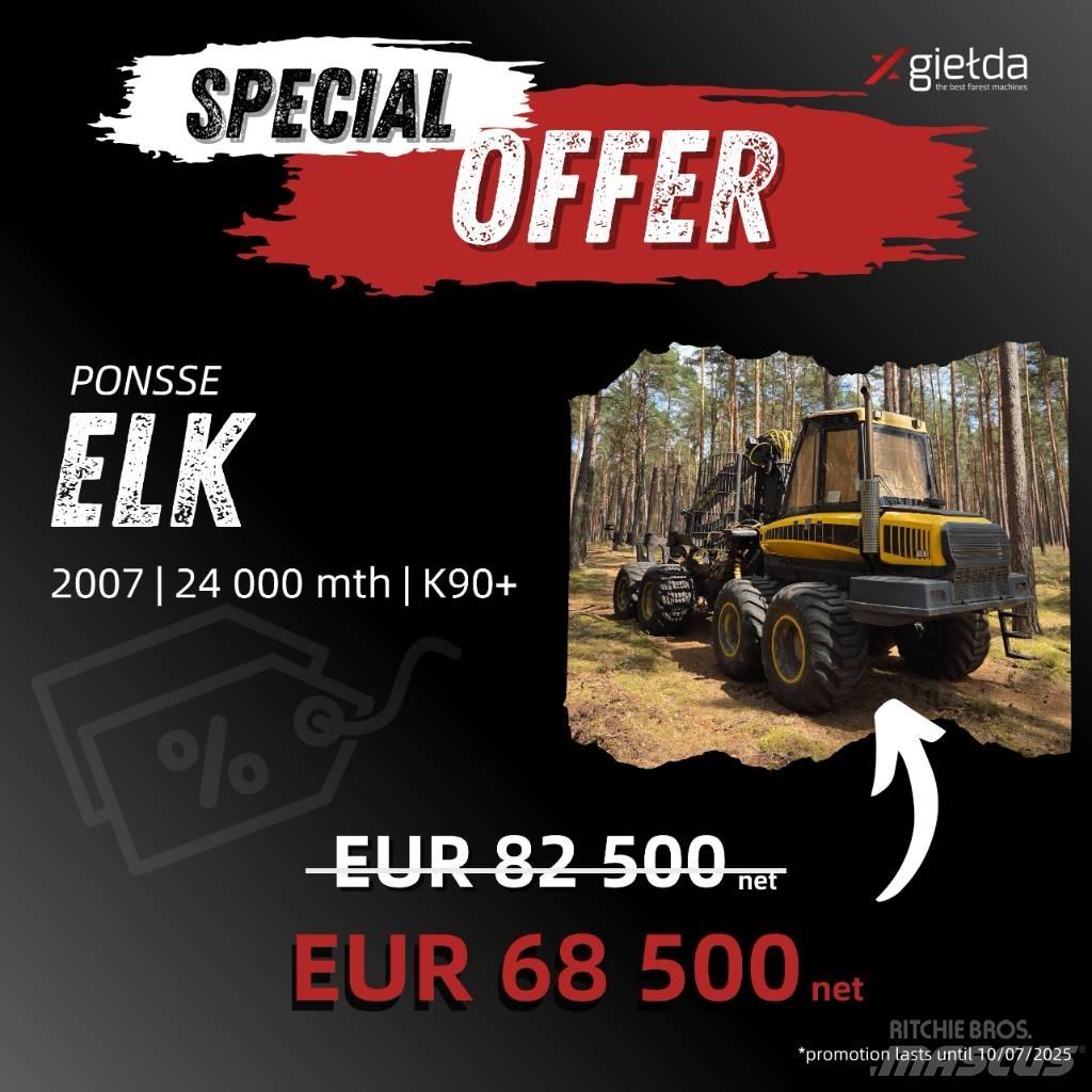 Ponsse Elk Форвардери
