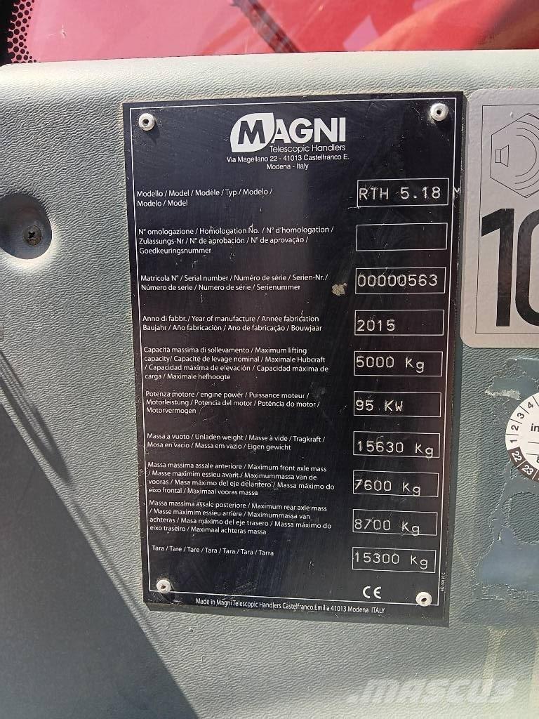 Magni RTH5.18 Телескопічні навантажувачі