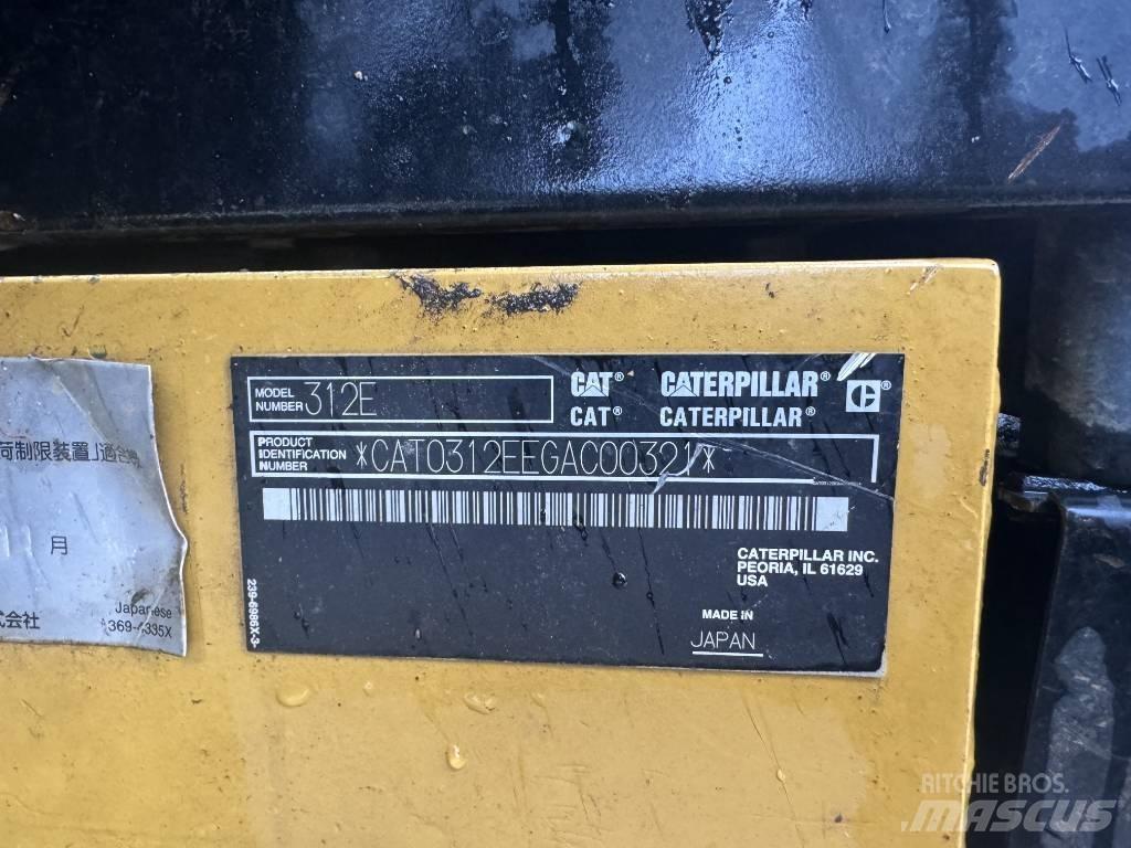 CAT 312E Гусеничні екскаватори