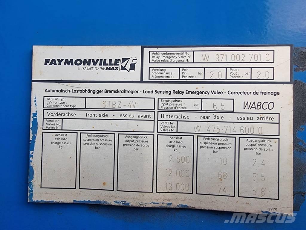 Faymonville STBZ-6VA Напівпричепи для скіпових навантажувачів
