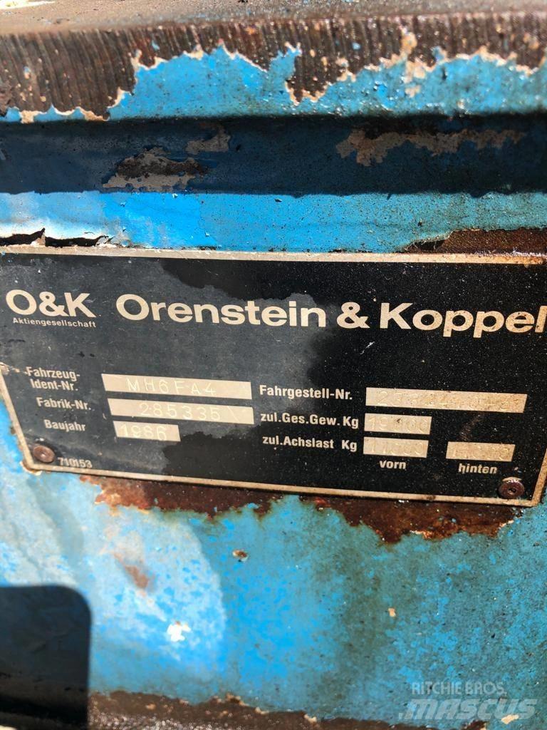 O&K MH6 FA4 Колісні екскаватори