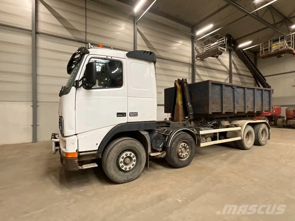 Volvo FH 16 520 8X4 Вантажівки з гаковим підйомом