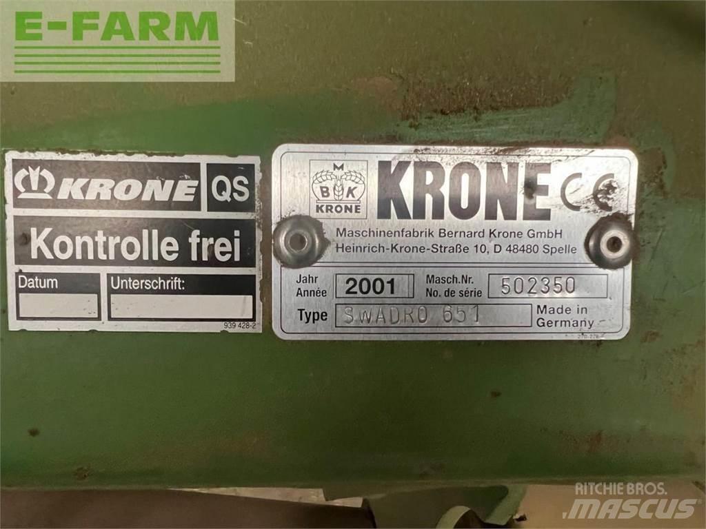 Krone Swadro 651 Рядкові жатки
