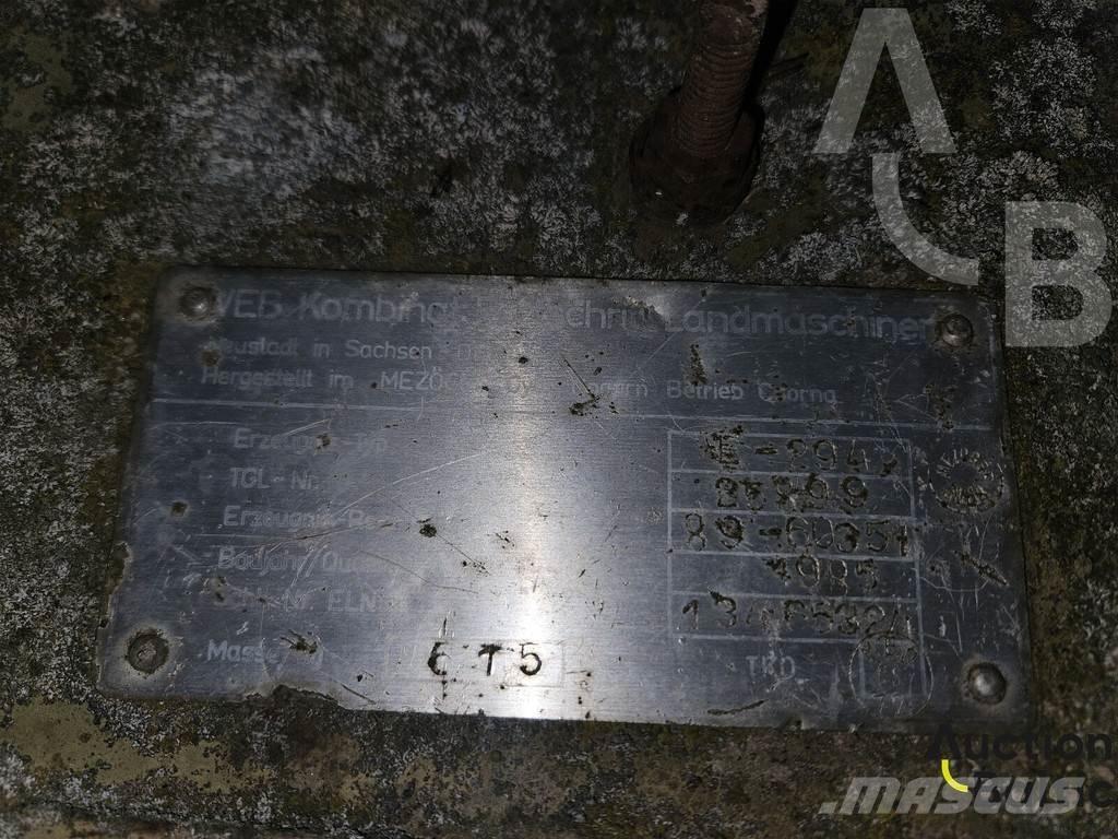 Fortschritt E281C Фуражні комбайни