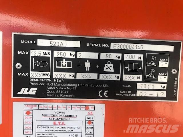 JLG 520 AJ Колінчаті підйомники