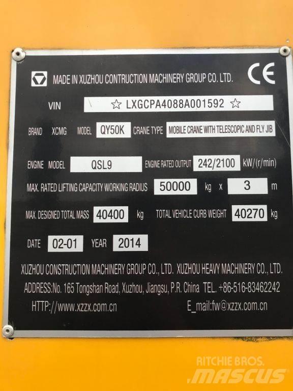 XCMG QY50K UNUSED автокрани
