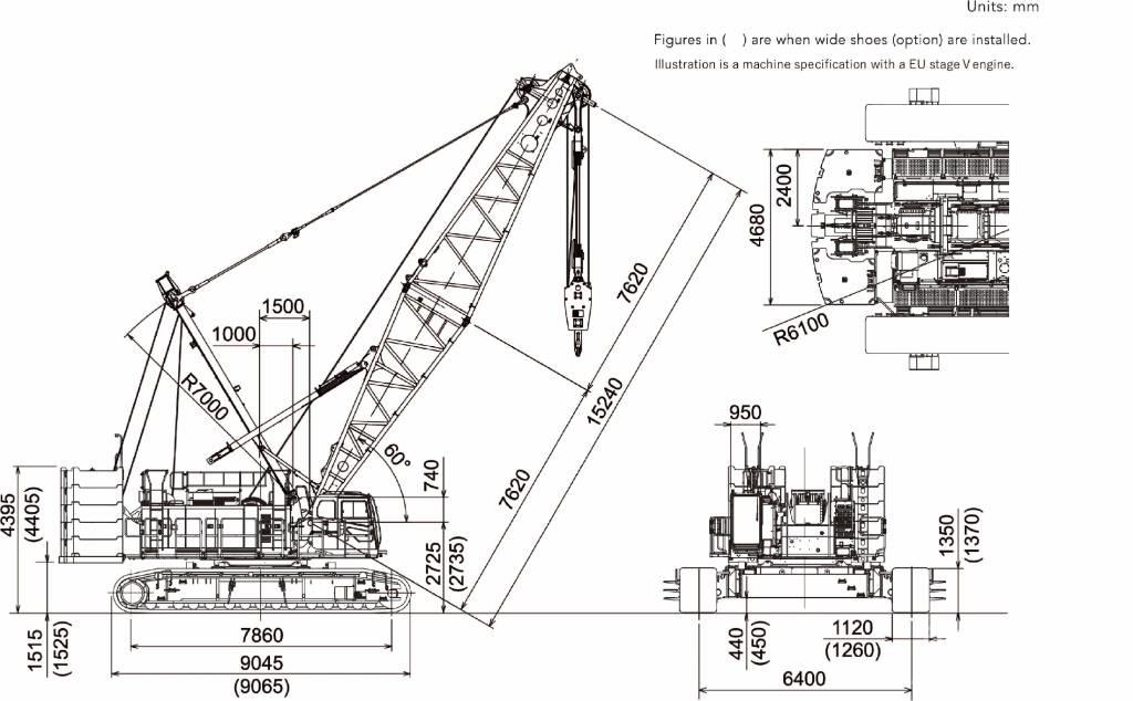 sumitomo SCX2800A-3 Гусеничні крани